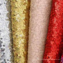 Reador Wholesale 100% polyester coloré argent gold tissu